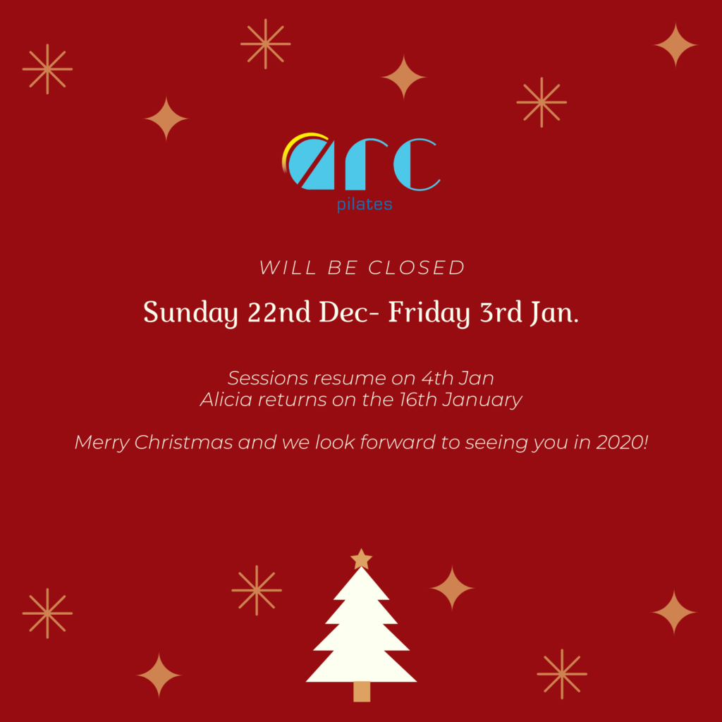 We will be closed  Sunday 22nd Dec- Friday 3rd Jan. Sessions resume on 4th Jan